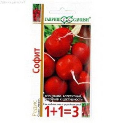 Редис Софит серия 1+1=3 Редис Софит серия 1+1=3 фото